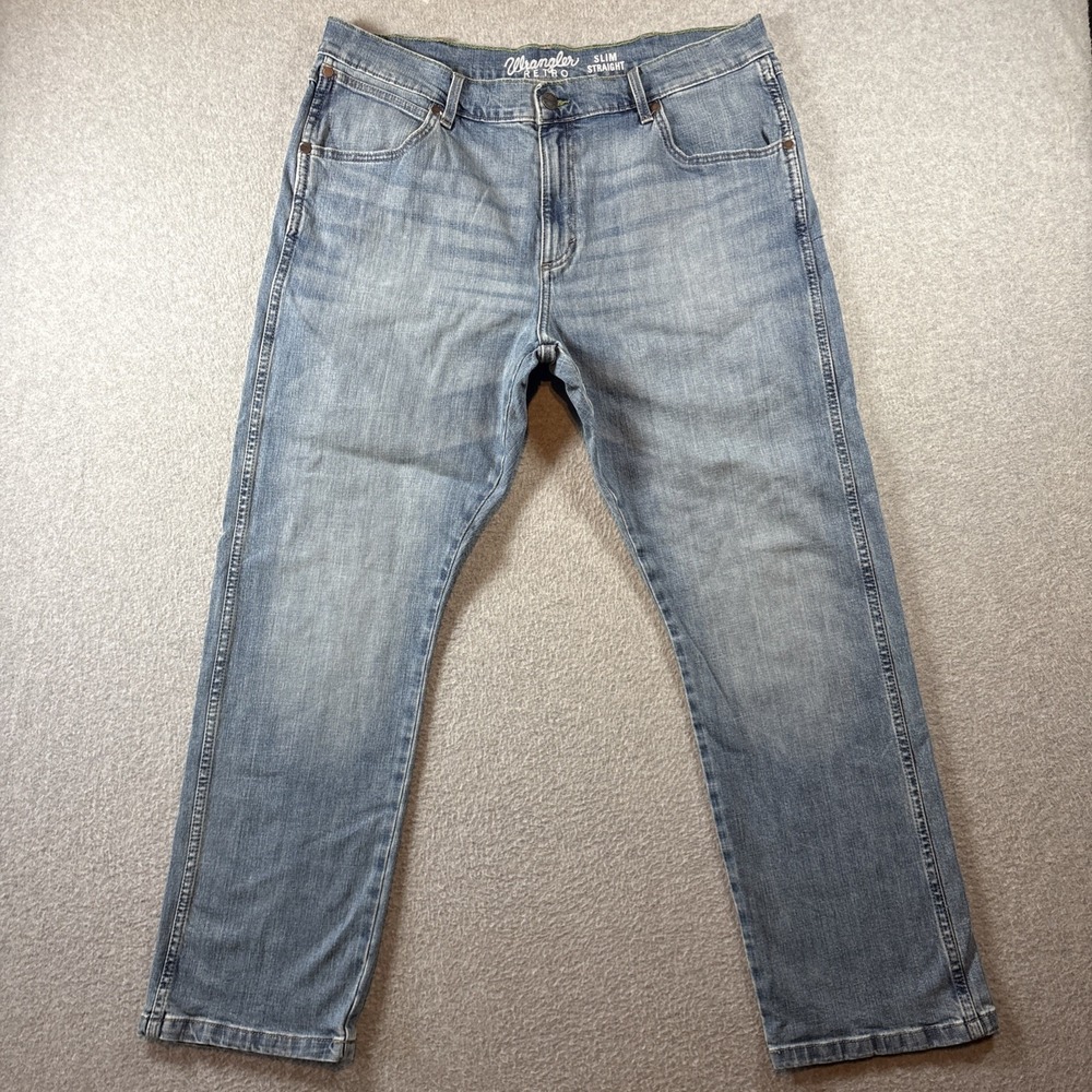 Wrangler Retro Slim Straight Men's 36x30 Jeans Western Cowboy 1088MWZJK